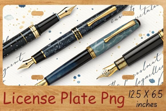Download Pen License Plate Png - Pen Collection
