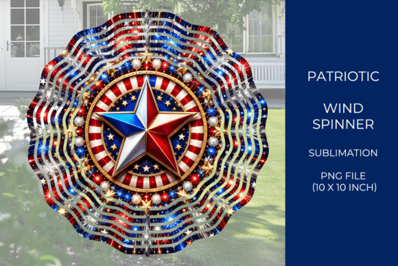 Download 4th of July Wind Spinner, Independence - Pen Collection