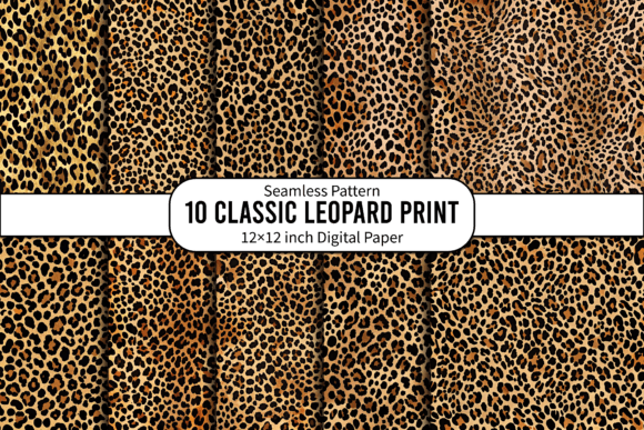 Download Classic Leopard Print Seamless Design - Leopard Collection