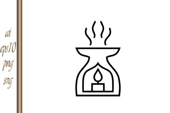 Download Aroma Lamp Icon Oriental Sketch Doodle - Premium Resources