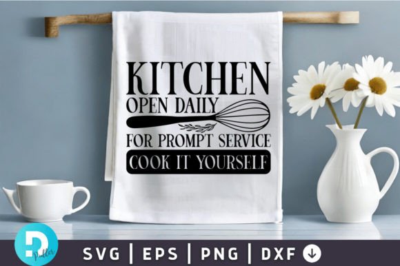 Download Kitchen Open Daily SVG Design - Pen Collection