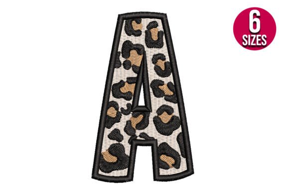 Download Leopard Print Alphabet Font Letter a - Leopard Collection