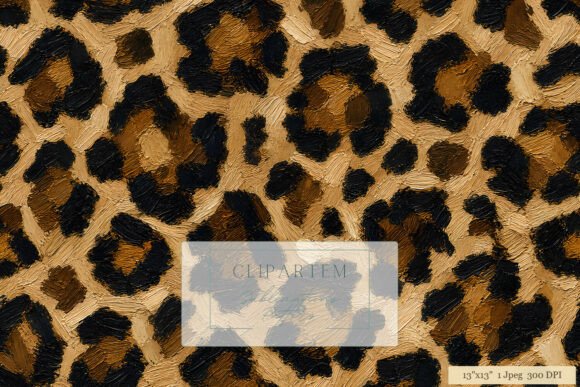 Download Oil Paint Leopard Print Pattern Design - Leopard Collection