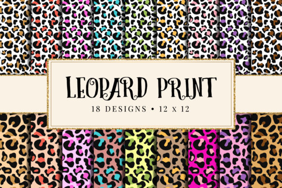 Download Leopard, Cheetah Print Digital Paper - Leopard Collection