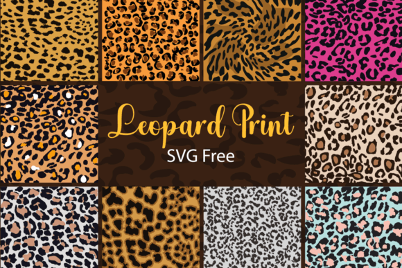 Download Leopard Print SVG Free - Leopard Collection
