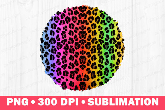 Download Colorful Leopard Png Background Splash - Leopard Collection