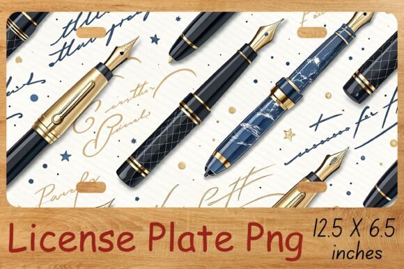 Download Pen License Plate Png - Pen Collection
