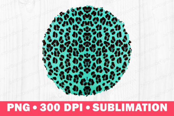 Download Turquoise Leopard Png Background Splash - Leopard Collection