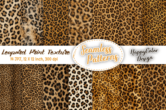 Download Leopard Print Texture Seamless Patterns - Leopard Collection
