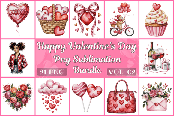 Download Valentine PNG Sublimation Bundle - Premium Resources