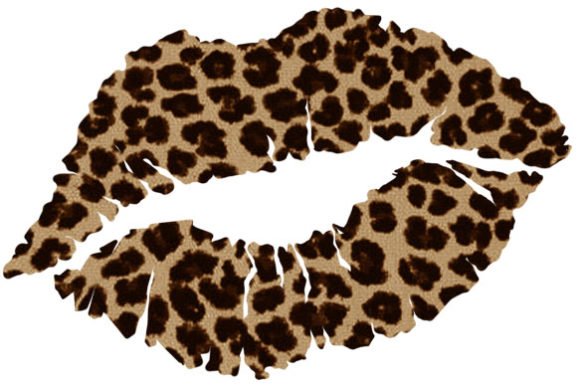 Download Cheetah Lips, Leopard Lips, Sublimation - Leopard Collection