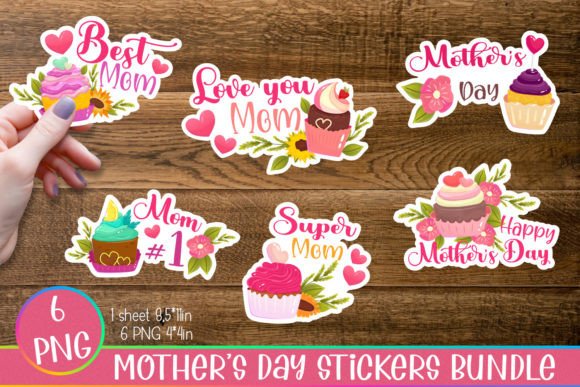 Download Mother's Day Stickers 6 PNG - Premium Resources